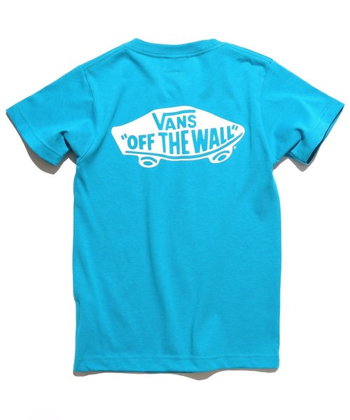 VANS(バンズ)の「VANS/ヴァンズ K LINE OTW BOYS S/S TEE(Tシャツ/カットソー・キッズ・ホワイト/グレー/ブルー・120/140)」の1枚目の写真