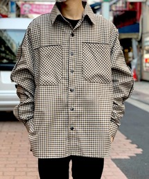 LUSOR | LUSOR（ルーソル）HOUNDSTOOTH SH / 千鳥格子柄シャツ(シャツ/ブラウス)
