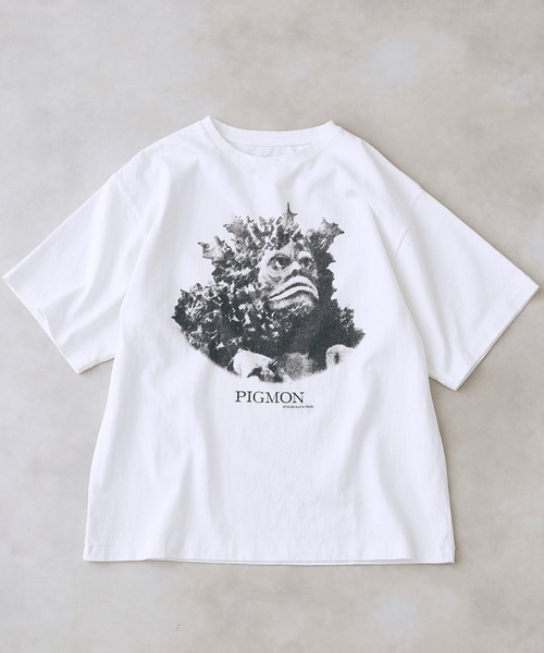 JOURNAL STANDARD relume（ジャーナルスタンダード　レリューム）の「【円谷プロ＆JOURNALSTANDARD relume】ウルトラ怪獣Tシャツ（Tシャツ/カットソー・メンズ・グレー系その他/ホワイト系その他/ホワイト/ホワイト系その他2/グレー・MEDIUM/LARGE）」の3枚目の写真