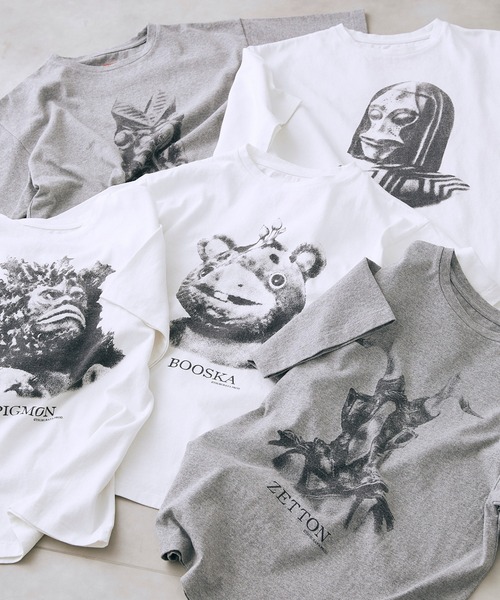 JOURNAL STANDARD relume（ジャーナルスタンダード　レリューム）の「【円谷プロ＆JOURNALSTANDARD relume】ウルトラ怪獣Tシャツ（Tシャツ/カットソー・メンズ・グレー系その他/ホワイト系その他/ホワイト/ホワイト系その他2/グレー・MEDIUM/LARGE）」の15枚目の写真