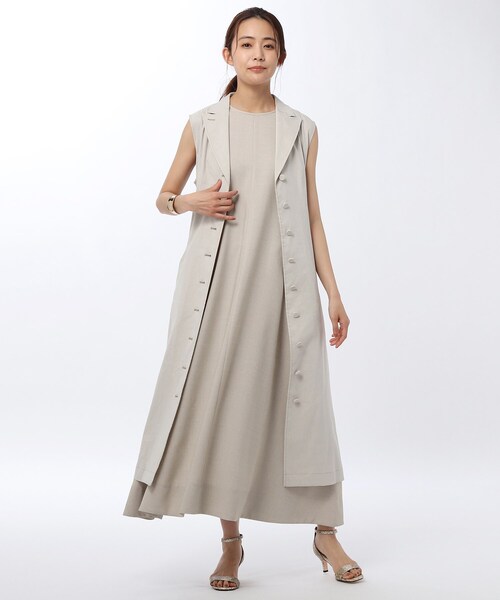 セール ワンピース Fabricaリネンワンピース ワンピース Fabricaリネンワンピース 153 21 01 をセール価格で購入できます Untitled Untitled アンタイトル のファッション ワンピース ドレス 洗える クリアランス超安い