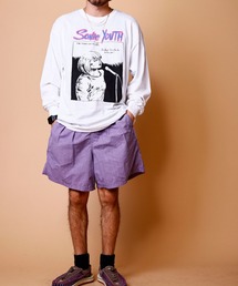 TRACK SHORT PIGMENT DYE/ トラックショーツ ピグメントダイ