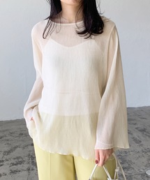 LIAN | 楊柳シフォンブラウス＆キャミソールセット(シャツ/ブラウス)