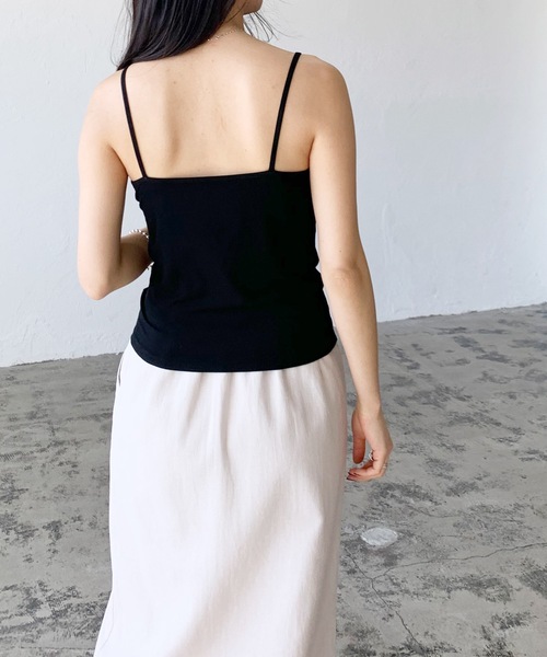 LIAN（リアン）の「楊柳シフォンブラウス＆キャミソールセット（シャツ/ブラウス・レディース・ブラック/ブルー/アイボリー/ピンクベージュ・FREE）」の16枚目の写真