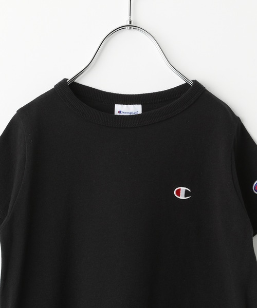 Champion（チャンピオン）の「【Champion(チャンピオン）】ワンポイントワンピース(KIDS)（ワンピース・キッズ・ブラック/ベージュ/パープル・MEDIUM/LARGE/X-LARGE/XX-LARGE/3L/4L）」の11枚目の写真