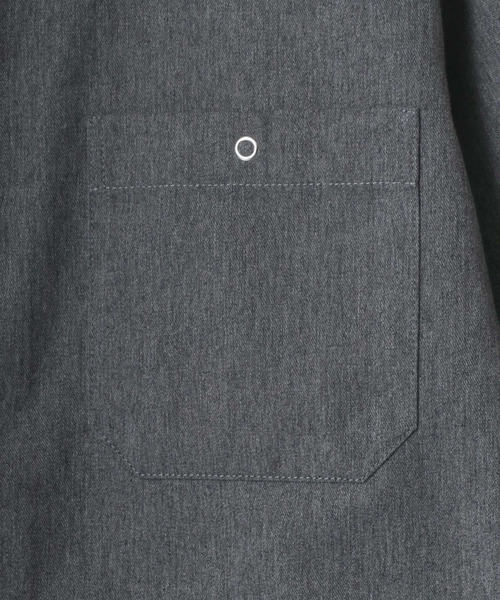 Dickies（ディッキーズ）の「Dickies/ディッキーズ オーバーサイズ T/Cツイル レギュラーカラー 半袖シャツ/ワークシャツ（シャツ/ブラウス・メンズ・チャコールグレー/ブラック/ベージュ/アイボリー/ホワイト系その他/グレー系その他/ブラック系その他/ベージュ系その他・M/L/XL）」の22枚目の写真