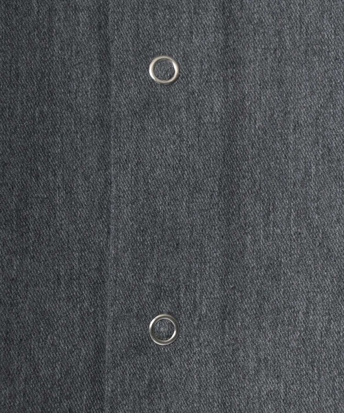 Dickies（ディッキーズ）の「Dickies/ディッキーズ オーバーサイズ T/Cツイル レギュラーカラー 半袖シャツ/ワークシャツ（シャツ/ブラウス・メンズ・チャコールグレー/ブラック/ベージュ/アイボリー/ホワイト系その他/グレー系その他/ブラック系その他/ベージュ系その他・M/L/XL）」の10枚目の写真