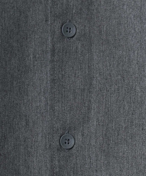 Dickies（ディッキーズ）の「Dickies/ディッキーズ オーバーサイズ T/Cツイル レギュラーカラー 半袖シャツ/ワークシャツ（シャツ/ブラウス・メンズ・チャコールグレー/ブラック/ベージュ/アイボリー/ホワイト系その他/グレー系その他/ブラック系その他/ベージュ系その他・M/L/XL）」の19枚目の写真