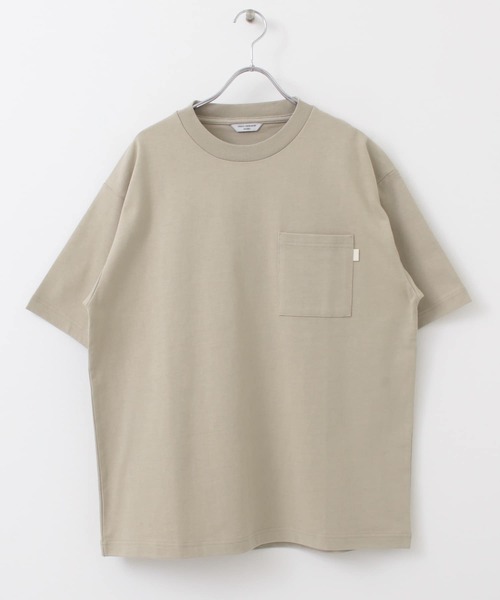 URBAN RESEARCH DOORS（アーバンリサーチドアーズ）の「オーガニックコットンボックスTシャツ（Tシャツ/カットソー・メンズ・ホワイト/ブラック/グレー系その他/グリーン系その他・40/38）」の11枚目の写真