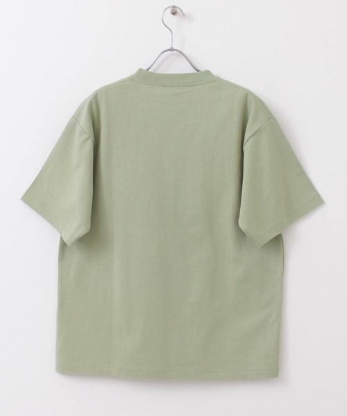 URBAN RESEARCH DOORS（アーバンリサーチドアーズ）の「オーガニックコットンボックスTシャツ（Tシャツ/カットソー・メンズ・ホワイト/ブラック/グレー系その他/グリーン系その他・40/38）」の20枚目の写真