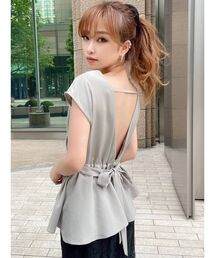 アシメデザイントップス【セットアップ着用可能】