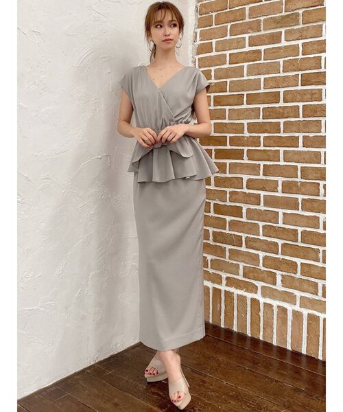 RESEXXY（リゼクシー）の「アシメデザイントップス【セットアップ着用可能】（Tシャツ/カットソー・レディース・ブラック/アイボリー/ミント・FREE）」の18枚目の写真