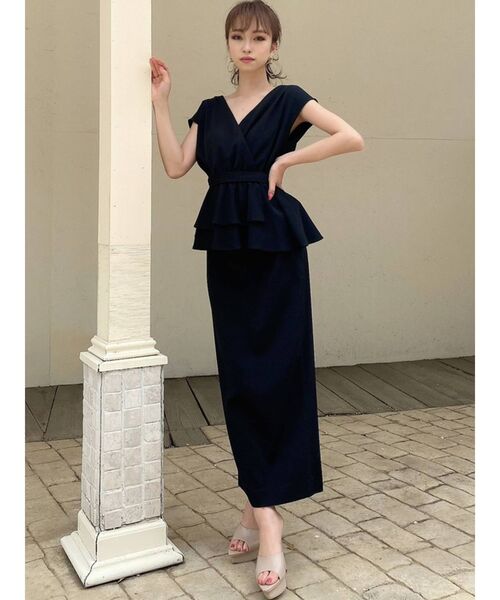 RESEXXY（リゼクシー）の「アシメデザイントップス【セットアップ着用可能】（Tシャツ/カットソー・レディース・ブラック/アイボリー/ミント・FREE）」の19枚目の写真