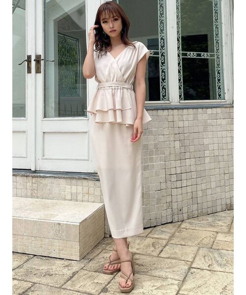 RESEXXY（リゼクシー）の「アシメデザイントップス【セットアップ着用可能】（Tシャツ/カットソー・レディース・ブラック/アイボリー/ミント・FREE）」の16枚目の写真