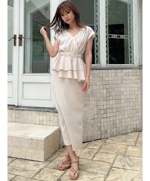 RESEXXY（リゼクシー）の「アシメデザイントップス【セットアップ着用可能】（Tシャツ/カットソー・レディース・ブラック/アイボリー/ミント・FREE）」の6枚目の写真