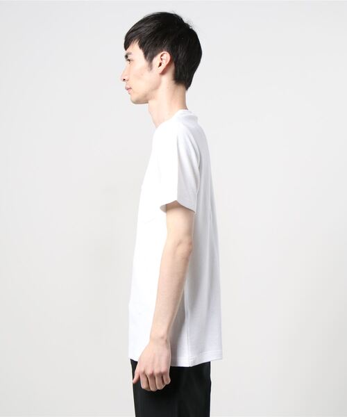 GUY ROVER（ギローバー）の「GUY ROVER / クルーネックパイルカットソー（Tシャツ/カットソー・メンズ・ホワイト/ブラック/グレー・SMALL/MEDIUM/LARGE）」の4枚目の写真