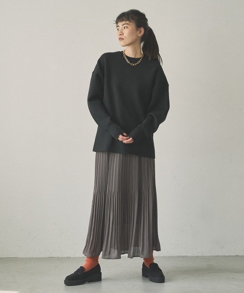 セール Audrey And John Wad John ライトジョーゼットプリーツスカート スカート Audrey And And Audrey John Wad オードリーアンドジョンワッド のファッション