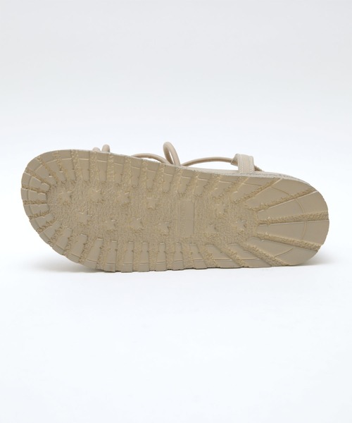 titivate(ティティベイト)の「コードストラッププラットフォームサンダル(サンダル・レディース・ブラック/ベージュ/モカ・LL/S/M/L)」の14枚目の写真