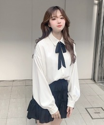 INTER FACTORY | ファッションインフルエンサー poyo - シンプルリボンタイ　made in INTER FACTORY(ネクタイ)