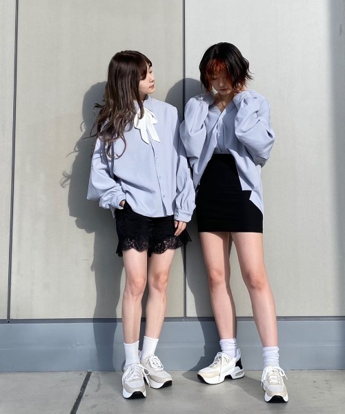 INTER FACTORY（インターファクトリー）の「ファッションインフルエンサー poyo - シンプルリボンタイ　made in INTER FACTORY（ネクタイ・レディース・ホワイト/ブラック・FREE）」の22枚目の写真