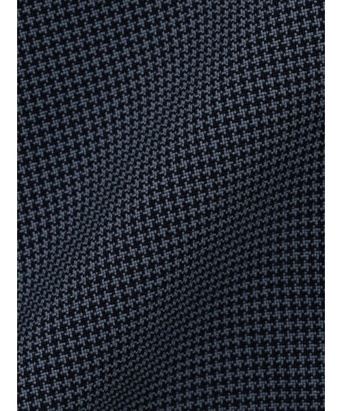 Perfect Suit FActory（パーフェクトスーツファクトリー）の「【洗える】千鳥ノータックパンツ　ブルー（スラックス・メンズ・ブルー・76/73/79/82/85）」の5枚目の写真