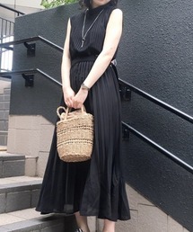 WEGO | WEGO/消しプリーツノースリーブワンピース(ワンピース)