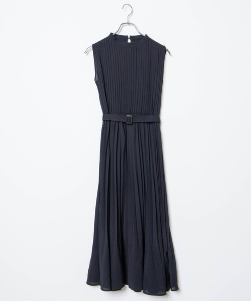 WEGO（ウィゴー）の「WEGO/消しプリーツノースリーブワンピース（ワンピース・レディース・オレンジ系その他2/ブラック・FREE）」の11枚目の写真