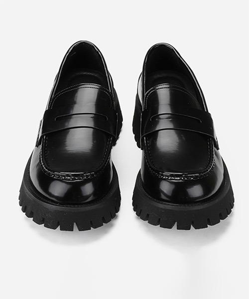 WESTBOY（ウエストボーイ）の「厚底ソールチャンキーコインローファー WO21S311SH 【WB ORIGINALS】（ドレスシューズ・メンズ・ブラック・42/43/40/41）」の2枚目の写真