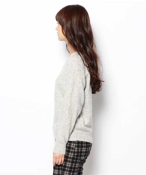 Chico（チコ）の「ナイロンアンゴラソフトドルマンニット（ニット/セーター・レディース・ホワイト/グレー/キャメル/レッド/ネイビー・FREE）」の7枚目の写真