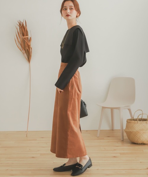 SENSE OF PLACE by URBAN RESEARCH（センスオブプレイスバイアーバンリサーチ）の「セーラーカラーブラウス（シャツ/ブラウス・レディース・ブラック/アイボリー・ONE）」の8枚目の写真