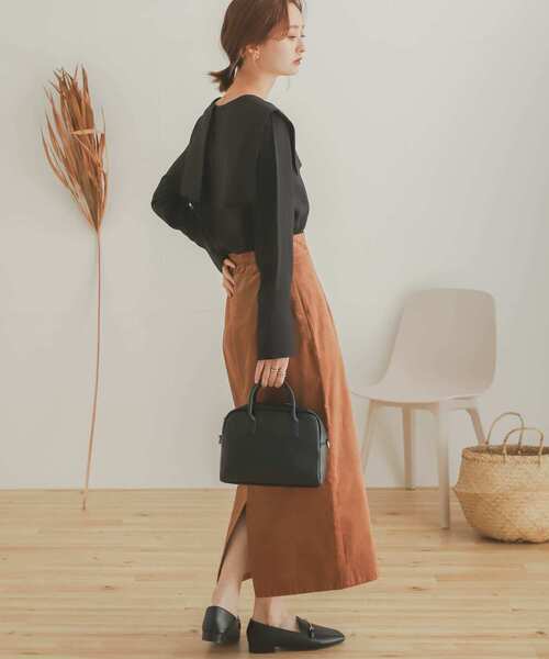 SENSE OF PLACE by URBAN RESEARCH（センスオブプレイスバイアーバンリサーチ）の「セーラーカラーブラウス（シャツ/ブラウス・レディース・ブラック/アイボリー・ONE）」の10枚目の写真