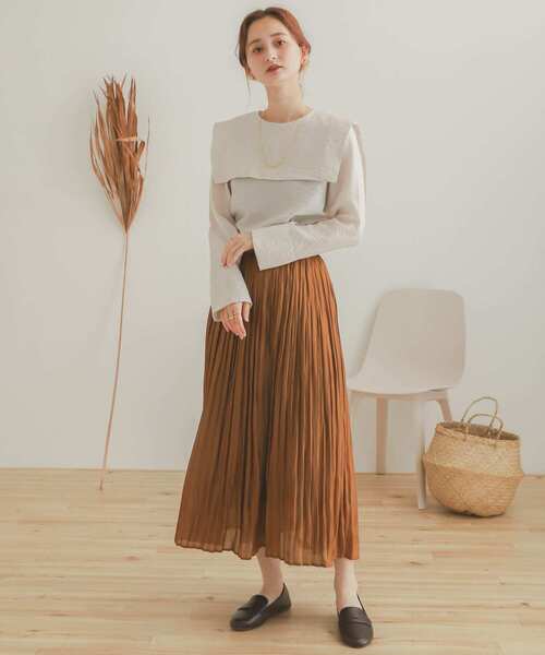 SENSE OF PLACE by URBAN RESEARCH（センスオブプレイスバイアーバンリサーチ）の「セーラーカラーブラウス（シャツ/ブラウス・レディース・ブラック/アイボリー・ONE）」の17枚目の写真