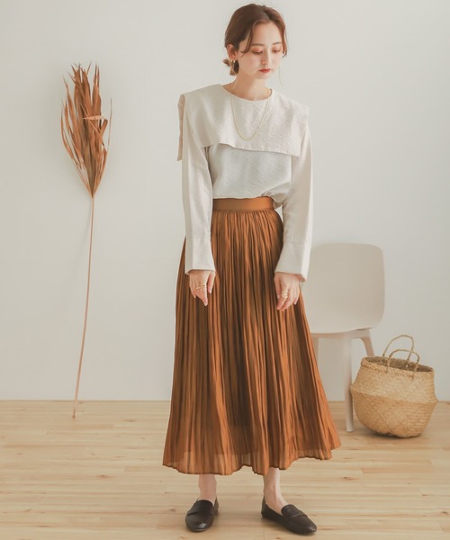 SENSE OF PLACE by URBAN RESEARCH（センスオブプレイスバイアーバンリサーチ）の「セーラーカラーブラウス（シャツ/ブラウス・レディース・ブラック/アイボリー・ONE）」の19枚目の写真