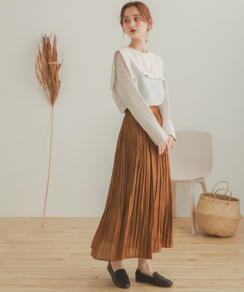 SENSE OF PLACE by URBAN RESEARCH（センスオブプレイスバイアーバンリサーチ）の「セーラーカラーブラウス（シャツ/ブラウス・レディース・ブラック/アイボリー・ONE）」の20枚目の写真