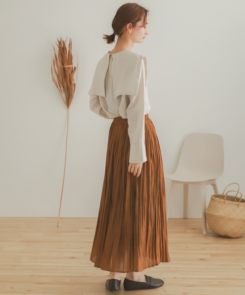 SENSE OF PLACE by URBAN RESEARCH（センスオブプレイスバイアーバンリサーチ）の「セーラーカラーブラウス（シャツ/ブラウス・レディース・ブラック/アイボリー・ONE）」の22枚目の写真