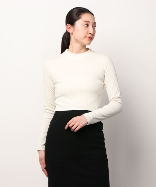 X-girl（エックスガール）の「2-PACK HIGH NECK TOP（Tシャツ/カットソー・レディース・ライトブルー/マルチ・S/M/XS）」の5枚目の写真