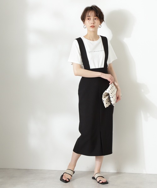 N.(N. Natural Beauty Basic)(エヌエヌナチュラルビューティーベーシック)の「【追加生産】◆2WAYタイトスカート(スカート・レディース・ブラック/ベージュ系その他/ブラウン・MEDIUM)」の10枚目の写真