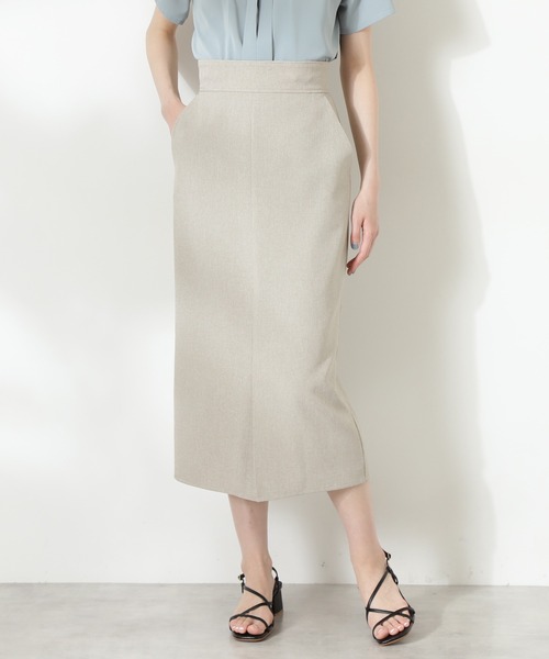 N.(N. Natural Beauty Basic)(エヌエヌナチュラルビューティーベーシック)の「【追加生産】◆2WAYタイトスカート(スカート・レディース・ブラック/ベージュ系その他/ブラウン・MEDIUM)」の16枚目の写真