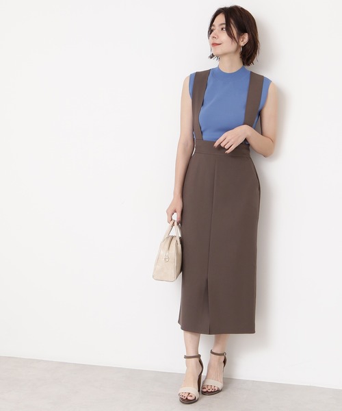 N.(N. Natural Beauty Basic)(エヌエヌナチュラルビューティーベーシック)の「【追加生産】◆2WAYタイトスカート(スカート・レディース・ブラック/ベージュ系その他/ブラウン・MEDIUM)」の18枚目の写真