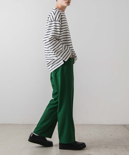 WEGO(ウィゴー)の「WEGO/セミフレアスラックス(スラックス・メンズ・レッド/ダークグリーン/ブラック/ベージュ/レッド系その他/ブルー/アイボリー/ブルー系その他/グリーン・MEDIUM/LARGE/SMALL)」の17枚目の写真