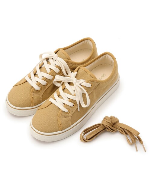 SHOO・LA・RUE(シューラルー)の「◆【人間工学】シューらくスニーカー(スニーカー・レディース・ブラウン系その他/オリーブ系3/ピンク系9/パープル系その他/ベージュ/ライトグリーン/ブラック系7/イエロー系9/ナチュラル・25/40/45/30/35/50)」の8枚目の写真