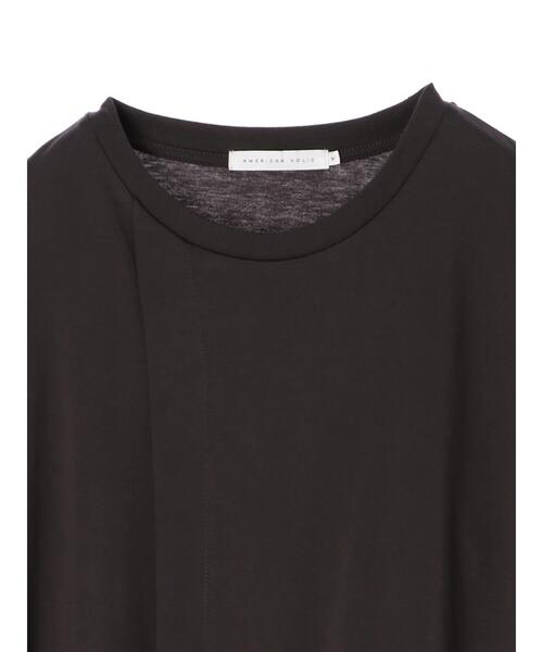 AMERICAN HOLIC（アメリカンホリック）の「サイドベルトカットチュニック（Tシャツ/カットソー・レディース・チャコールグレー/オフホワイト・L/M）」の19枚目の写真