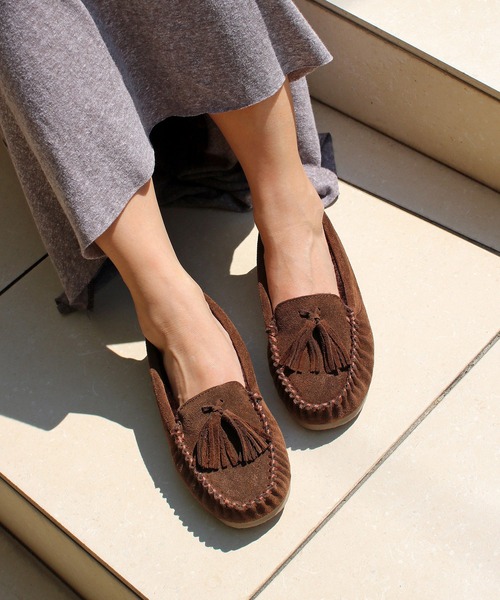 セール Minnetonka ミネトンカ Kayvenetian Tassel ケイベネチアン タッセル ボアモカシン モカシン デッキシューズ Minnetonka ミネトンカ のファッション通販 Zozotown
