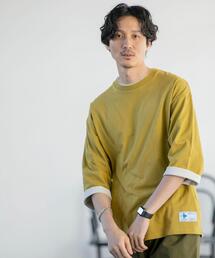 coen | フェイクレイヤード7分袖Tシャツ(Tシャツ/カットソー)