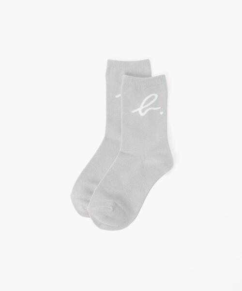 agnes b.(アニエスベー)の「GA80 E CHAUSSETTE キッズ b.ソックス(ソックス/靴下・キッズ・ライトグレー・1/3/2)」の1枚目の写真