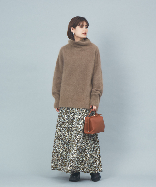 Rouge vif Anna（ルージュヴィフアンナ）の「小花プリントマキシスカート（スカート・レディース・ブラック・フリー）」の5枚目の写真