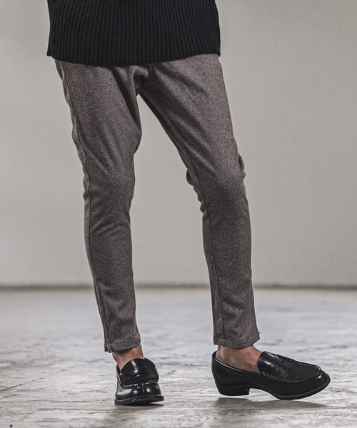 CAMBIO(カンビオ)の「mp9354-Warm Urban Like Skinny Silhouette Pants パンツ(その他パンツ・メンズ・ブラック/ブラウン・M/L/S)」の19枚目の写真