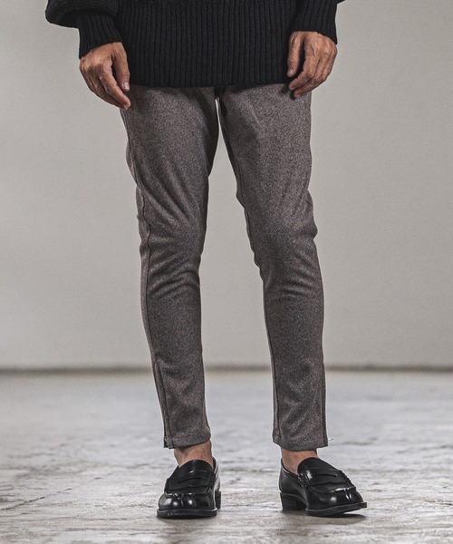 CAMBIO(カンビオ)の「mp9354-Warm Urban Like Skinny Silhouette Pants パンツ(その他パンツ・メンズ・ブラック/ブラウン・M/L/S)」の9枚目の写真