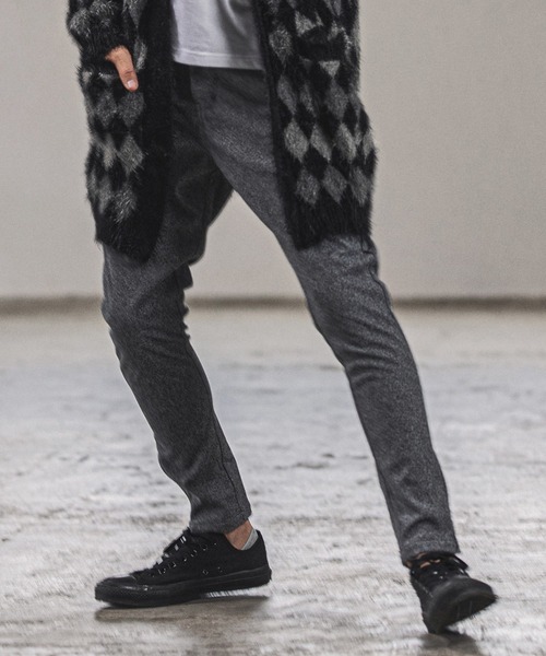 CAMBIO(カンビオ)の「mp9354-Warm Urban Like Skinny Silhouette Pants パンツ(その他パンツ・メンズ・ブラック/ブラウン・M/L/S)」の22枚目の写真