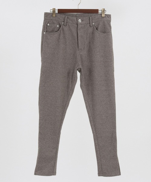 CAMBIO(カンビオ)の「mp9354-Warm Urban Like Skinny Silhouette Pants パンツ(その他パンツ・メンズ・ブラック/ブラウン・M/L/S)」の4枚目の写真